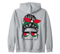 Bandera de Jordania Girl Jordan Roots Sudadera con Capucha