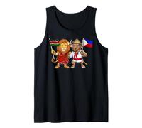Bandera de Kenia y Filipinas Raíces kenianas Filipina Camiseta sin Mangas