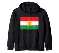 Bandera de Kurdistán Sudadera con Capucha