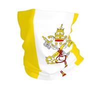 Bandera De La Ciudad del Vaticano Mujer Hombre Calentador De Cuello Transpirable Braga De Cuello Protección UV Pasamontañas para Correr Moto Verano Senderismo