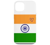 Bandera de la India, corazón Indio Orgulloso, día Nacional Carcasa para iPhone 13