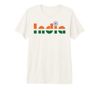 Bandera de la India Patriótica Desi Hombres Mujeres Niños India Camiseta Premium