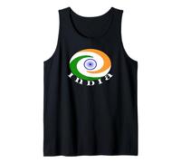 Bandera de la India Patriótica Desi Hombres Mujeres Niños India Camiseta sin Mangas