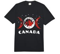 Bandera de la Luna de Canadá Comfort Colors Adult Heavyweight T-Shirt