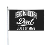 Bandera de la promoción de 2026 para padres de último año para habitación, bandera novedosa para hombres, arte de pared para playa, 3x5 pies, tapiz de la promoción de 2026 para padres de último