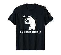 Bandera de la República de California Tech Startup Empresario Bear Fun Camiseta
