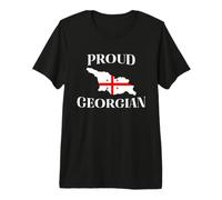 Bandera de la República de Georgia para Hombres, Mujeres y niños, Orgulloso georgiano Camiseta Premium