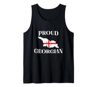 Bandera de la República de Georgia para Hombres, Mujeres y niños, Orgulloso georgiano Camiseta sin Mangas