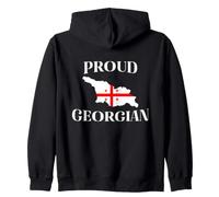 Bandera de la República de Georgia para Hombres, Mujeres y niños, Orgulloso georgiano Sudadera con Capucha