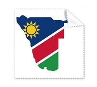 Bandera de la República de Namibia África país mapa forma gafas paño de limpieza paño limpiador de regalo teléfono Protector de 5 unidades