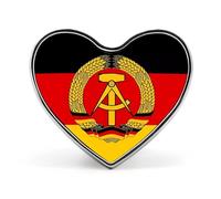 Bandera de la República Democrática de Eastanyan, elegante broche de solapa para hombre, con botones de corazón, insignia, joyería para mujer, accesorios para ropa y sombreros.