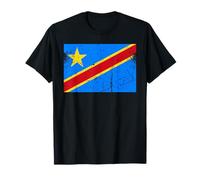 Bandera de la República Democrática del Congo para Hombres, Mujeres y niños Camiseta