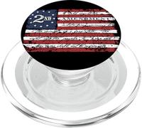 Bandera de la Segunda Enmienda - 2A Patriotic Constitution Art PopSockets PopGrip para MagSafe