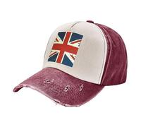 Bandera De La Unión Jack De Estilo Vintage Británico Gorra Deportiva Vintage Gorra El Sol Moda Running Gorros para Tenis Exteriores Unisex