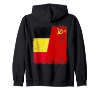 Bandera de la Unión Soviética de Bélgica Patrimonio de la URSS Sudadera con Capucha