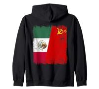 Bandera de la Unión Soviética de México Patrimonio CCCP Mexicano Sudadera con Capucha