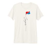 Bandera de Lanzarote de Lanzarote España Bandera Patriótica Canaria Camiseta Premium