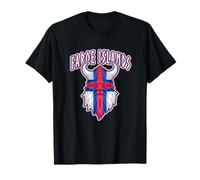 Bandera de Las Islas Feroe Vikingo Feroe Escandinavia Hombres Mujeres Niños Camiseta