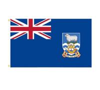 Bandera De Las Islas Malvinas, Bandera Con Mangas, 3 X 5 Pies Union Jack-Ged