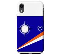 Bandera de Las Islas Marshall Marshallese Heart Orgulloso Día Nacional Carcasa para iPhone XR