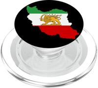 Bandera de león Persa, Mapa de Irán, Bandera del Patrimonio iraní... PopSockets PopGrip para MagSafe