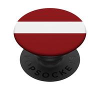 Bandera de Letonia PopSockets PopGrip Adhesivo