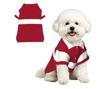 Bandera de Letonia XL Camisa hawaiana para perros pequeños, lindo traje de playa de verano para cachorro, ropa de gato suave y transpirable con botones