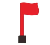 Bandera de letras para buzón, acrílico, 17,6 x 8,8 x 1 cm, 1 unidad, accesorios de repuesto fáciles de instalar, decoración de alerta al aire libre, perfecta para el hogar, granja, buzón de ladrillo