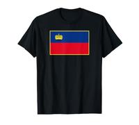 Bandera de Liechtenstein Camiseta gráfica económica