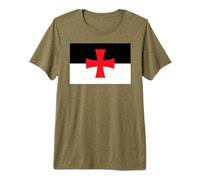 Bandera de los Caballeros Templarios Camiseta Premium