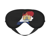 Bandera de los Países Bajos Mapa 10 Bandera de los Países Bajos Mapa Máscaras para dormir Correa ajustable Máscara de ojos suave para mujeres Hombres Viajes Trabajo Hogar