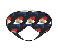 Bandera de los Países Bajos Mapa 11 Bandera de los Países Bajos Mapa Máscaras para dormir Correa ajustable Máscara de ojos suave para mujeres Hombres Viajes Trabajo Hogar