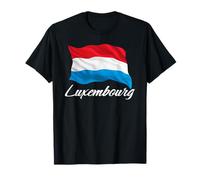 Bandera de Luxemburgo Patriótica Hombres Mujeres Niños Luxemburgués Camiseta