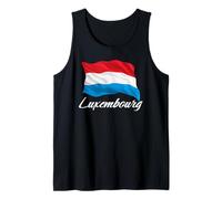 Bandera de Luxemburgo Patriótica Hombres Mujeres Niños Luxemburgués Camiseta sin Mangas