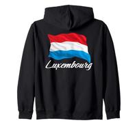 Bandera de Luxemburgo Patriótica Hombres Mujeres Niños Luxemburgués Sudadera con Capucha