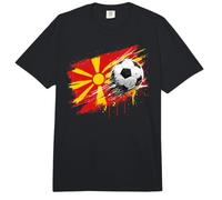 Bandera de Macedonia del Norte Niños Infantil Macedonio Comfort Colors Adult Heavyweight T-Shirt