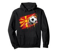 Bandera de Macedonia del Norte Niños Infantil Macedonio Sudadera con Capucha