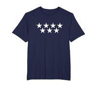 Bandera de Madrid Bandera de Madrid Comunidad Madrileña Hombre Mujer Camiseta, Hombre Tallas Grandes, Azul Marino, 3X Alto