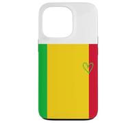 Bandera de Malí Corazón Maliense Orgulloso Día Nacional Carcasa para iPhone 13 Pro