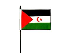 Bandera de mano del Sahara Occidental, 15,24 x 10,16 cm
