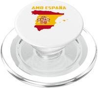 Bandera de Mapa de Hello Madrid I Love Spain Proud Spanish Dad Mom Boy PopSockets PopGrip para MagSafe