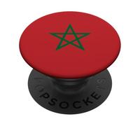 Bandera de Marruecos Día Nacional de Marruecos Magreb Magreb PopSockets PopGrip Adhesivo