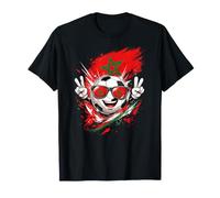 Bandera de Marruecos Dibujo Animado Marroquí Niños Camiseta