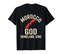 Bandera de Marruecos Dios Patria Rey Patrimonio Nacional del Camiseta