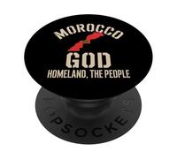 Bandera de Marruecos Dios Patria Rey Patrimonio Nacional del PopSockets PopGrip Adhesivo