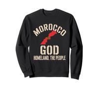 Bandera de Marruecos Dios Patria Rey Patrimonio Nacional del Sudadera