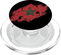 Bandera de Marruecos Gráfico Grunge Envejecido PopSockets PopGrip para MagSafe