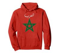 Bandera de Marruecos Maroc Bandera marroquí Sudadera con Capucha