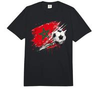 Bandera de Marruecos Marroquí Niños Chicos Comfort Colors Adult Heavyweight T-Shirt
