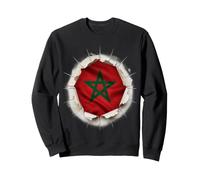 Bandera de Marruecos para Hombres, Mujeres, niños, Dima Magreb Sudadera